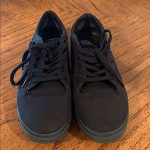 All Black Vans.